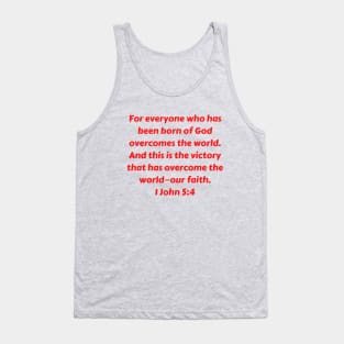 Bible Verse 1 John 5:4 Tank Top